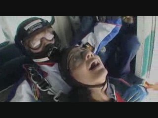 Corrie's Tupele Dorgu skydives for ActionAid