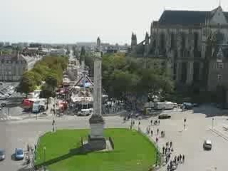 Nantes : vue aérienne grande roue