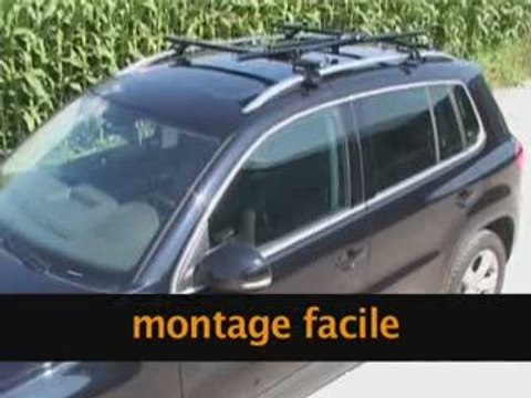 Accessoires sur barres de toit acier