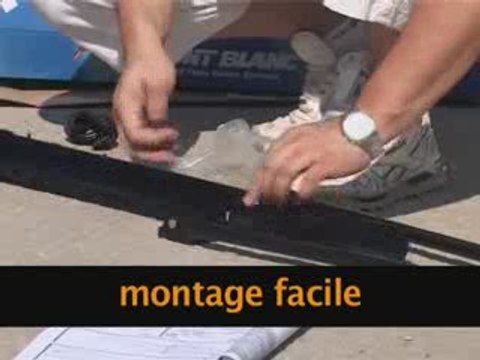 Porte vélo sur barres de toit acier