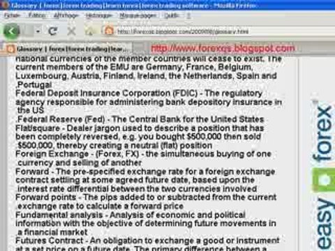Glossary forex,forex trading,learn forex,forex trading