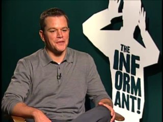 Matt Damon with Weirdo SuperFan NatLamp's Matt Zaller