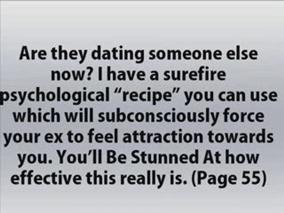Sure Fire Ways To Get Your Ex Back Stunningly Fast...