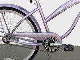 GreenLine Bikes Beach Cruiser Bicycle Purple Deluxe