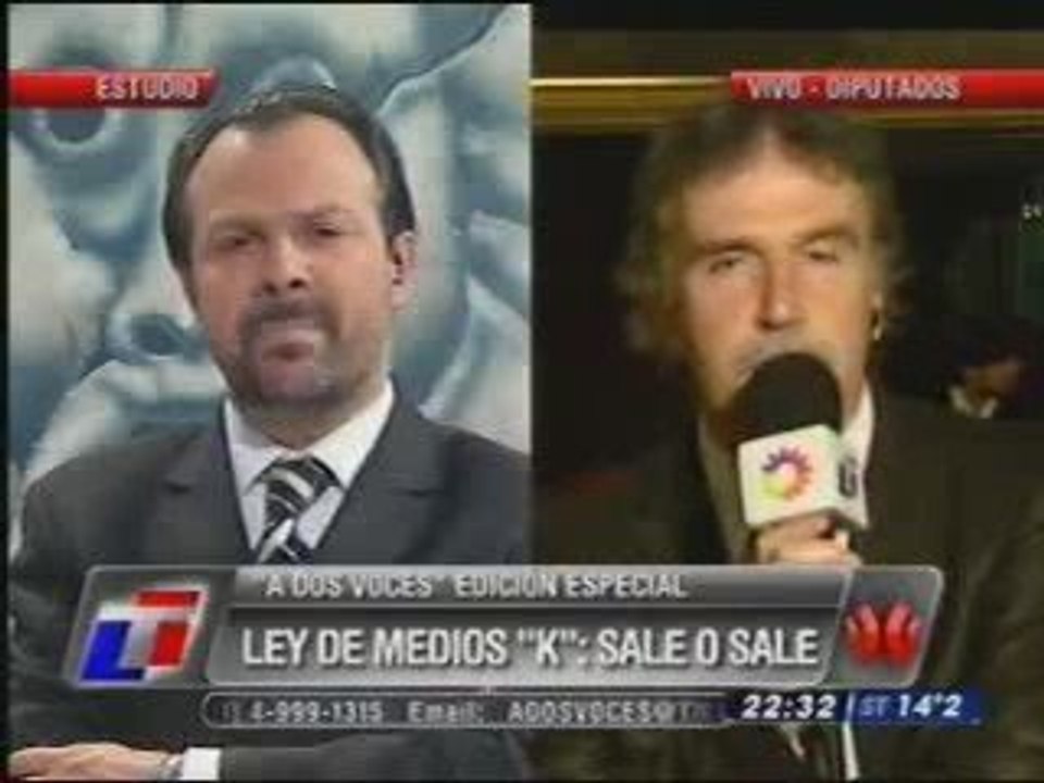 Imperdible debate entre voceros de Clarín y Morgado
