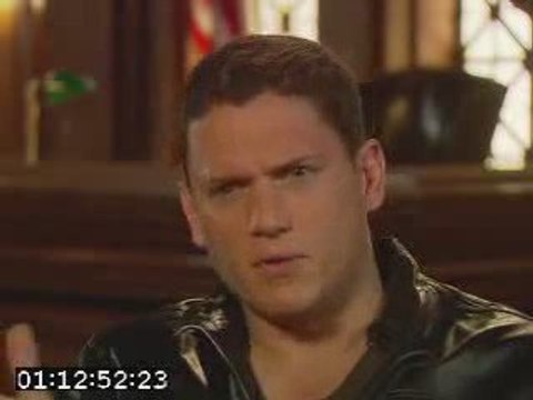Wentworth Miller interview LAW AND ORDER