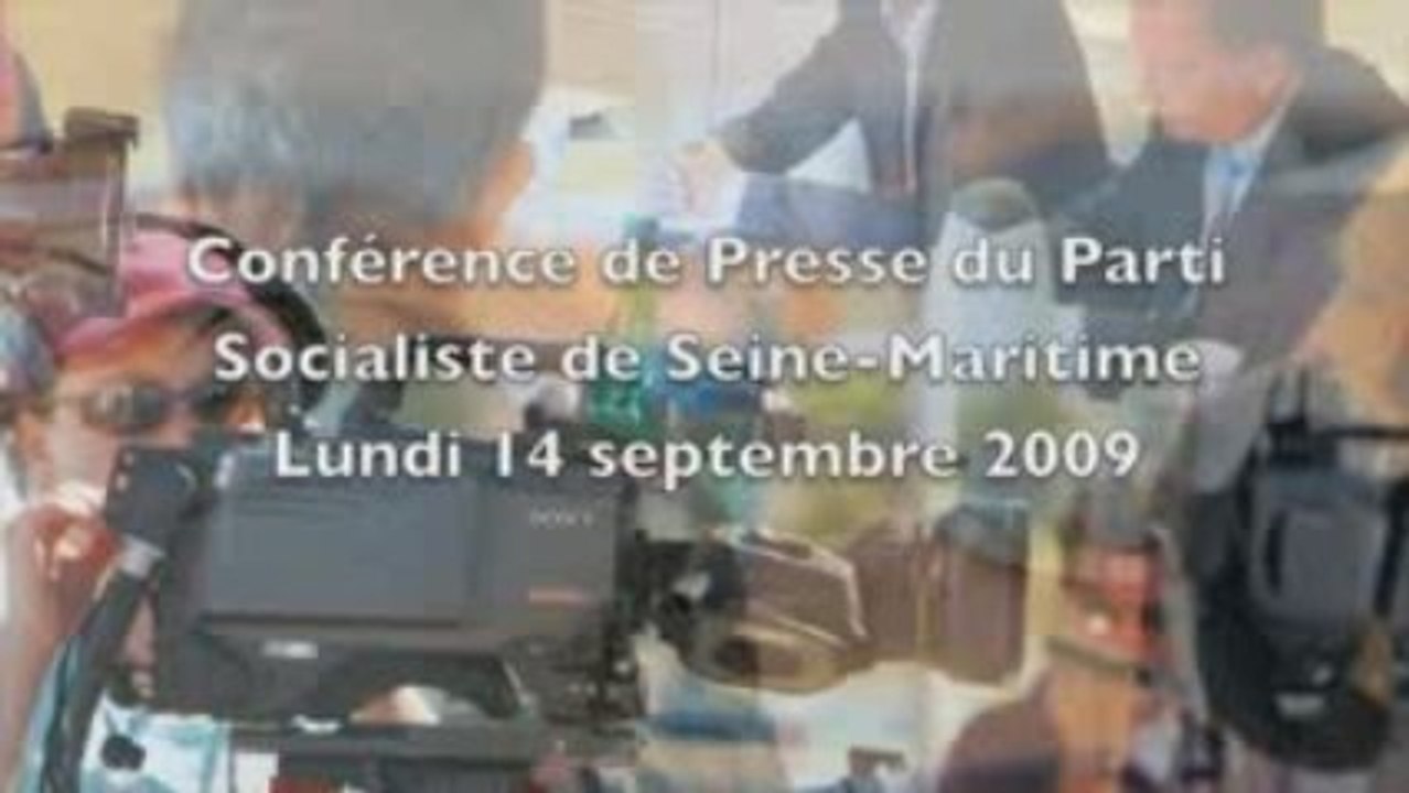 Conférence de Presse Fédération PS Seine-Maritime