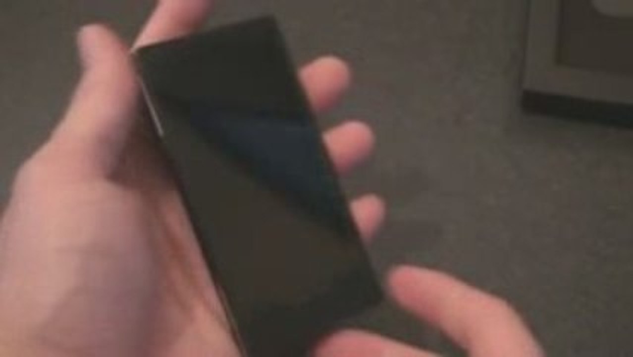 Zune HD Unboxing