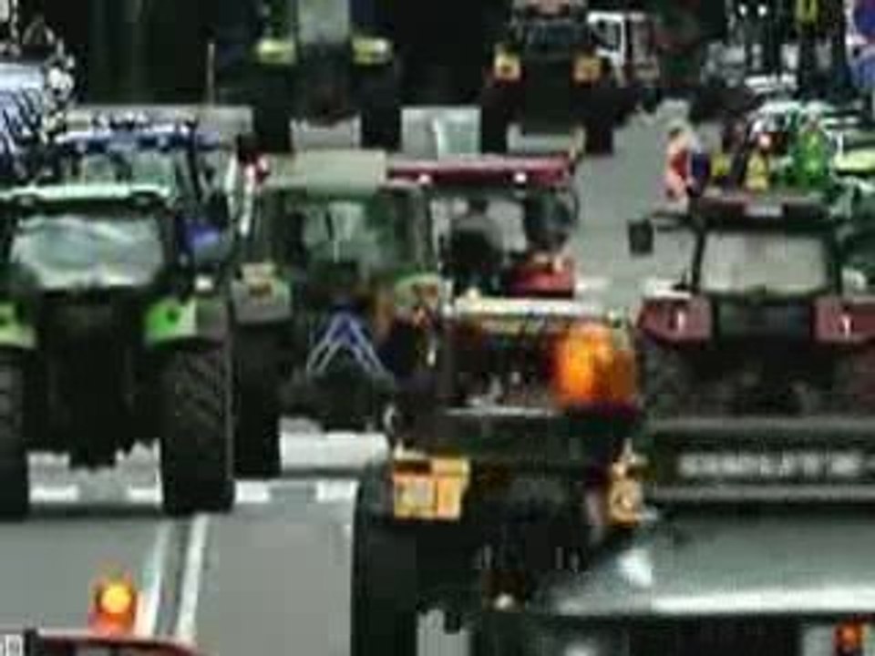 Prosvjed mljekara u Beljgiji