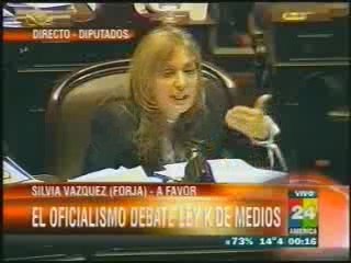 Silvia Vazquez sobre la ley de radiodifusion