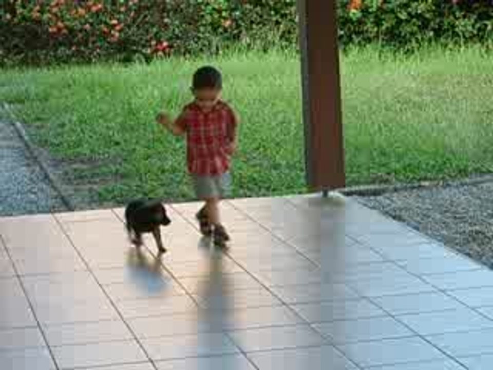 Alex et son chien !