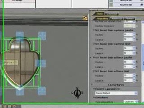 Architecture 3D 2010 Fenêtres paramétrables