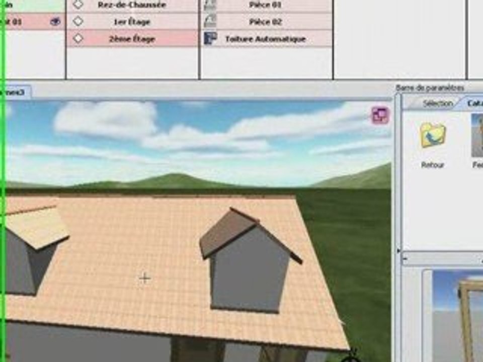 Architecture 3D Astuce : Créer des lucarnes