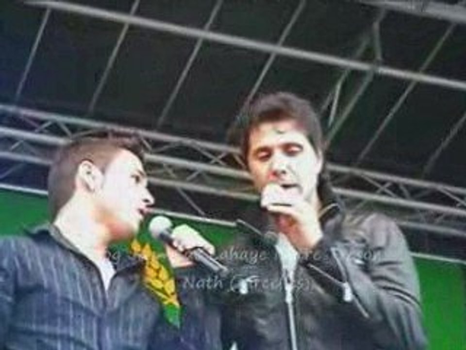 jean luc lahaye concert Gellainville 130909 dis lui en duo