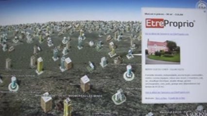 Monopoly City Streets + Google Earth + EtreProprio.com