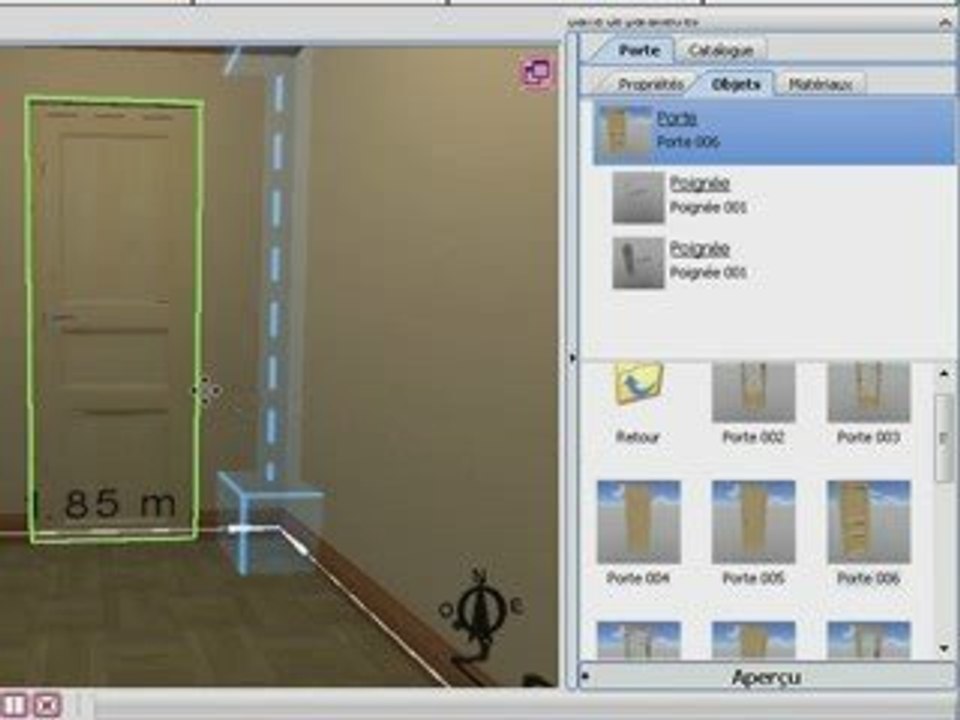 Architecture 3D Astuce : Modifier une porte