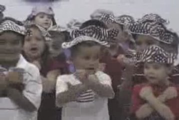 PDS 1st graders sing Grand Old Flag