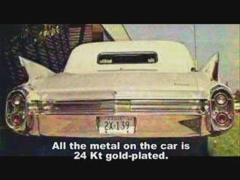 Elvis Batman Gold Cadillac - George Barris