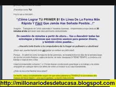 Cómo hacer dinero desde tu Casa