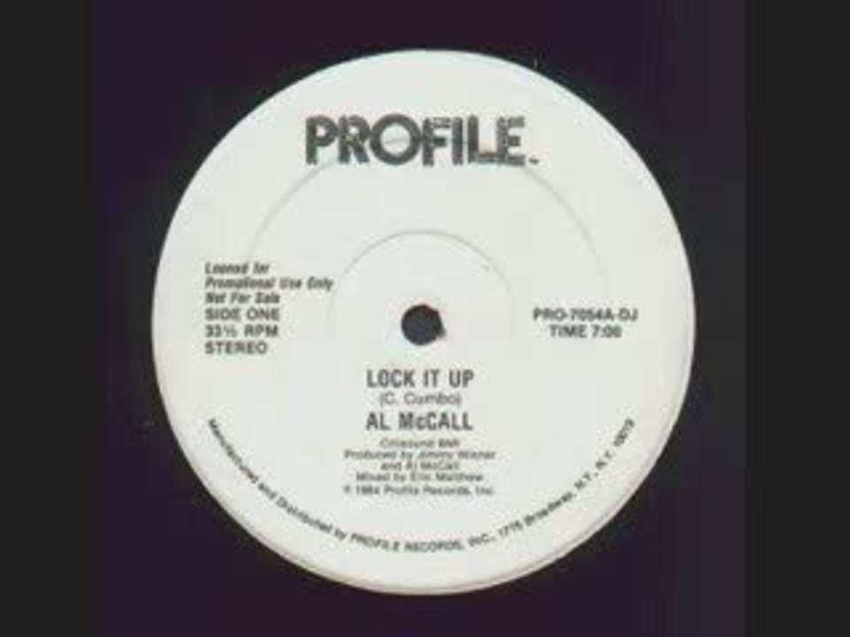 Boogie Down - Al McCall - Lock It Up [Funk Rare]