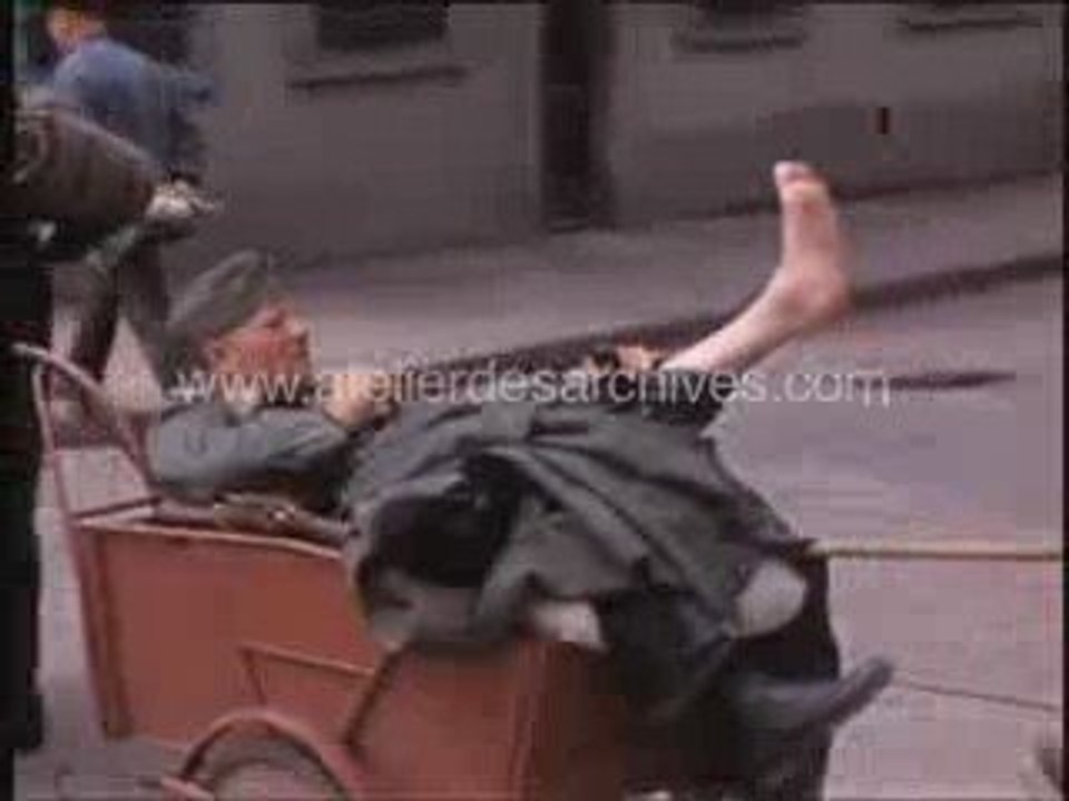 Prisonniers allemands en 1944 Images couleur