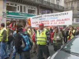 Manifestation du 17 septembre à la bourse de Paris Vidéo 01