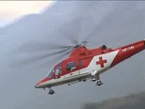 Secours aérien Suisse (REGA) : 120m sous l'hélicoptère!