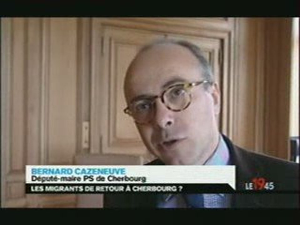 itvm6 Clandestins port de Cherbourg