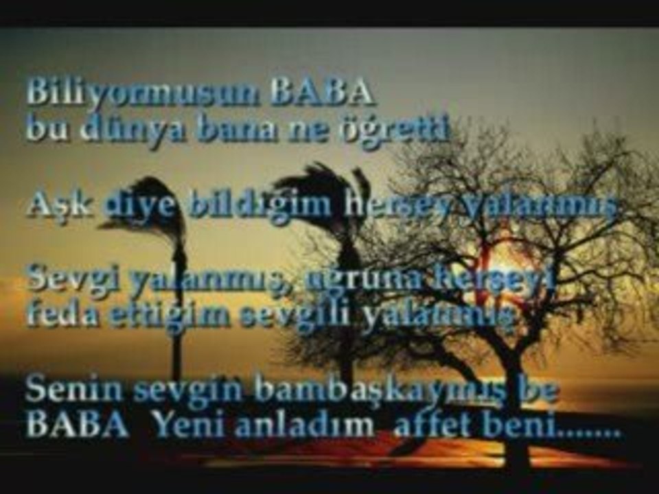 Affet Beni BABA (Şiir)