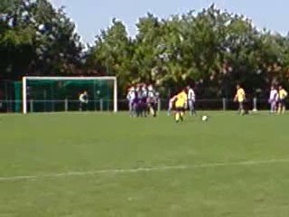 coup-franc tiré par Flav