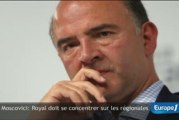 Moscovici appelle Royal à se concentrer sur les régionales