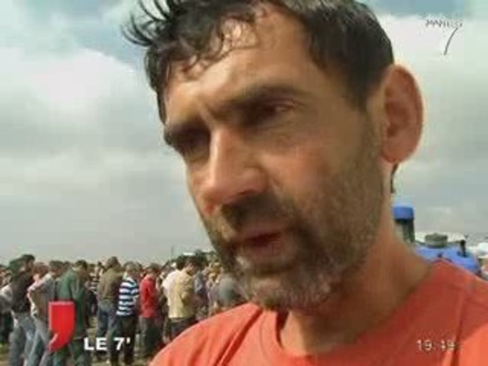 Opération coup de poing des producteurs de lait (Loire-Atlantique)