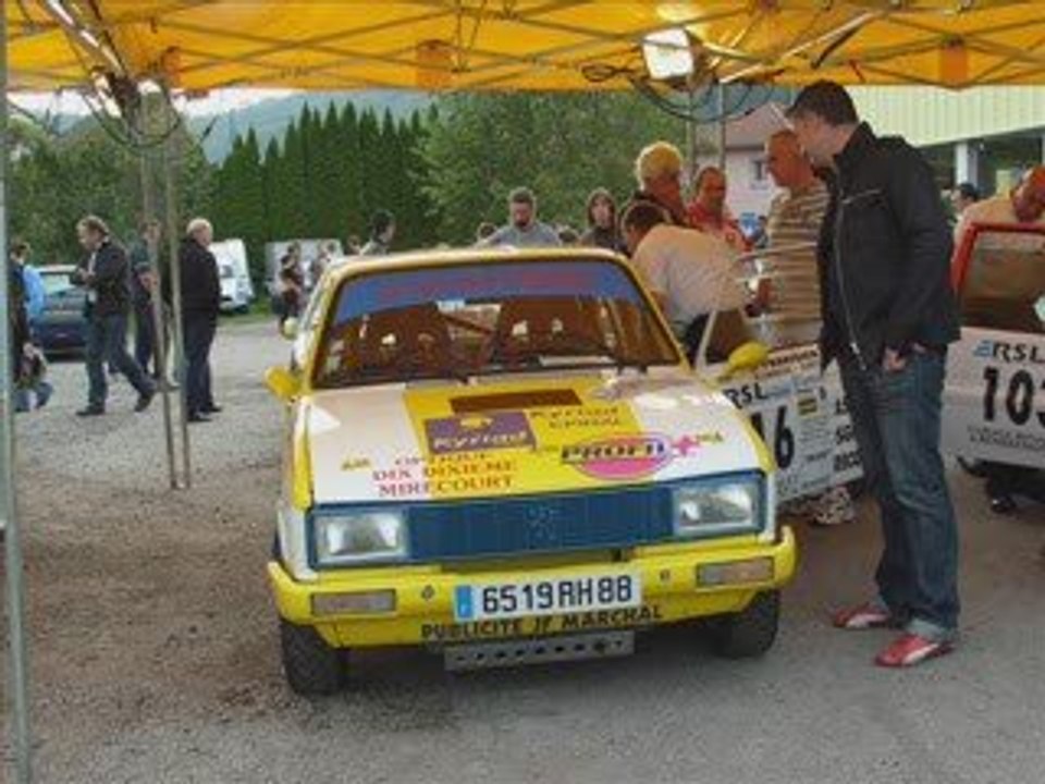 rallye vosgiens 2009 verif et parc