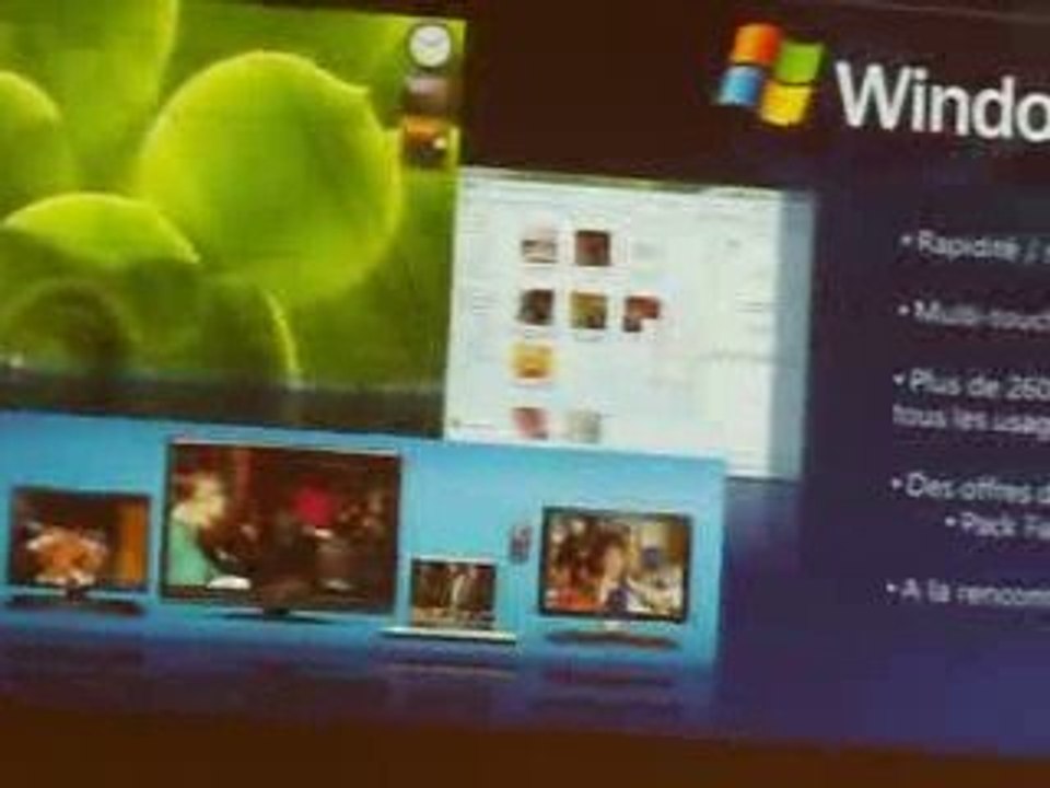 Windows 7: présentation lors de la conférence M...