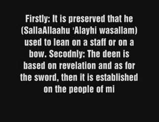 Ibnul Qayyim  Islam conquered by the Sword in Madinah