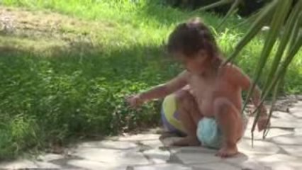 dans le jardin