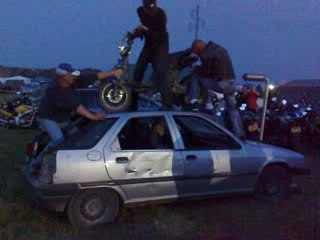 bol d'or 2009 ZX nettoyage du toit