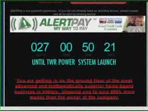 TWR POWER SYSTEM SHOCKING SPILLOVER RESULTS 2 DAYS IN