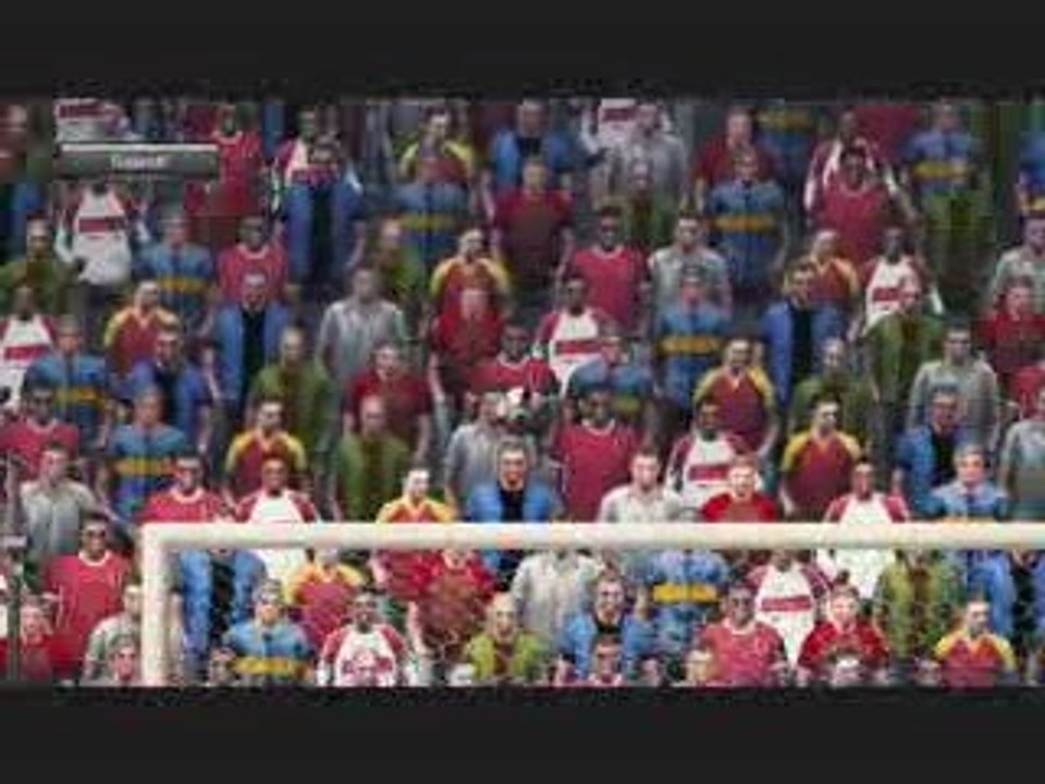 Mon 1er Match PES 2010 avec un but de ribery France/Espagne