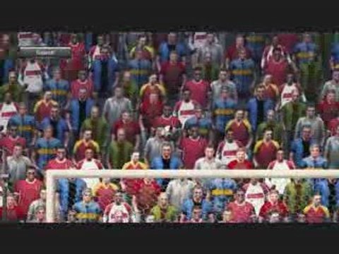 Mon 1er Match PES 2010 avec un but de ribery France/Espagne
