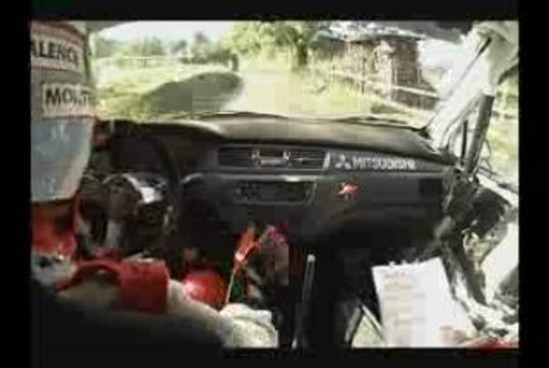 Rallye du Suran 2009 sortie S RAYMOND Mitsubishi Evo 8