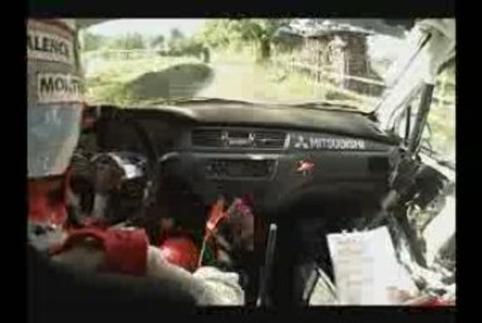 Rallye du Suran 2009 sortie S RAYMOND Mitsubishi Evo 8