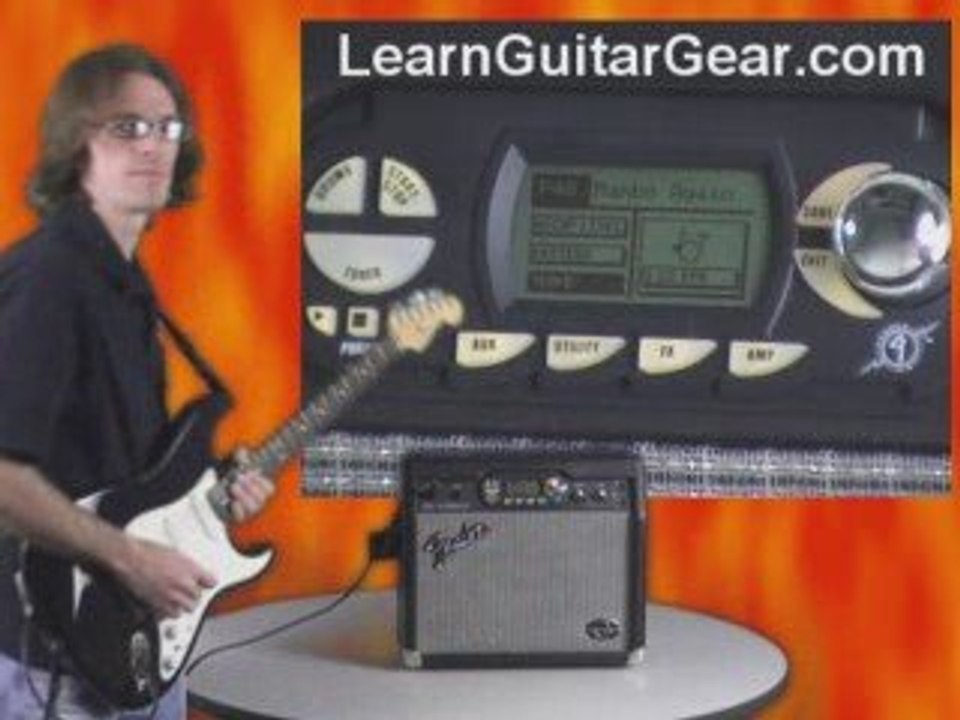 How to customize a preset on a Fender G-DEC