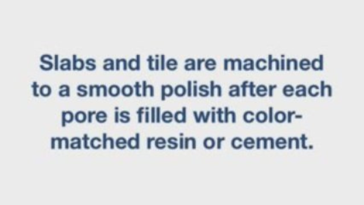 Honed and Filled Travertine Tile