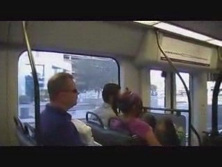 The Light Rail and some of down town Phoenix