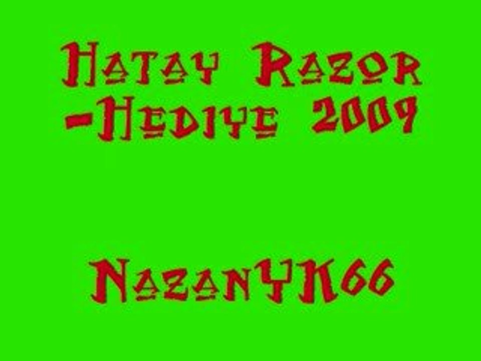 Hatay Razor-Hediye 2009