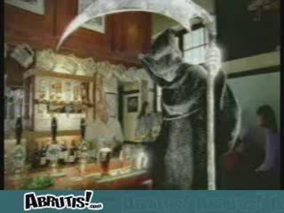 Funny Beer Commercial_ Death takes a break