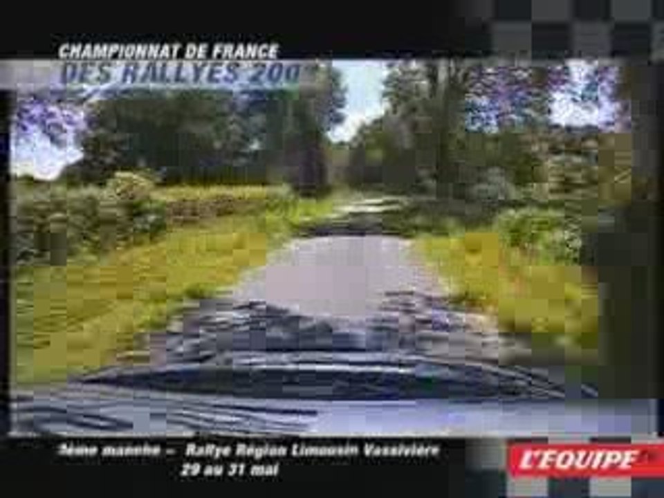 Rallye Région Limousin / L'Equipe TV