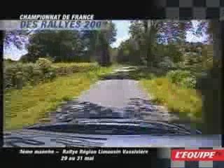 Rallye Région Limousin / L'Equipe TV