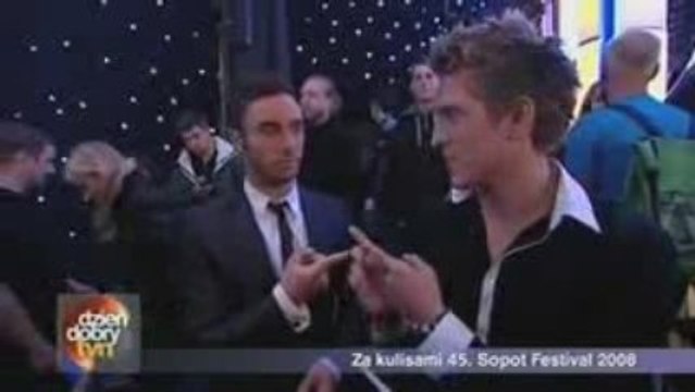 Co się działo na Sopot Festival 2008 - kulisy